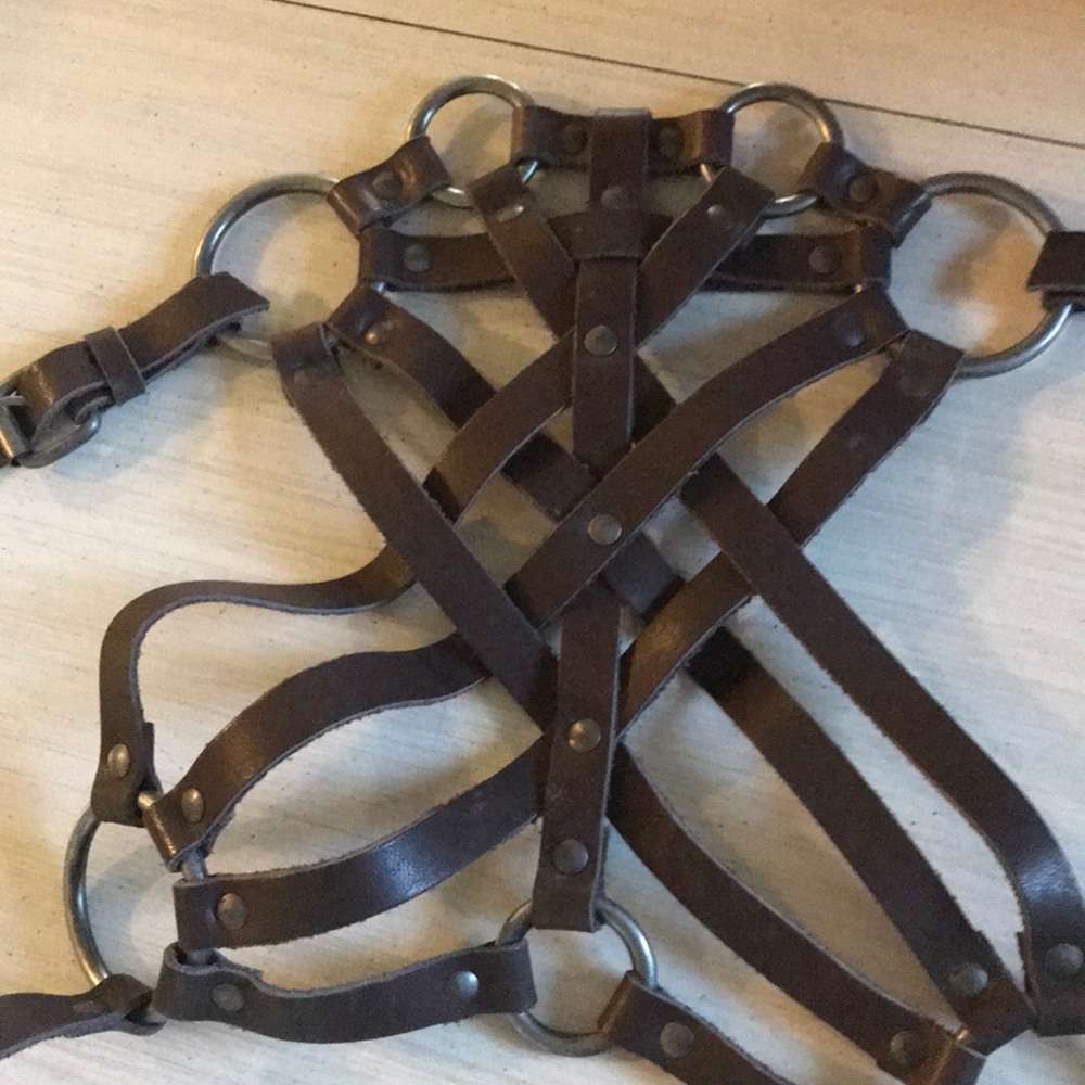 Free people leather harness